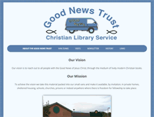 Tablet Screenshot of goodnewstrust.org